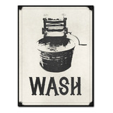 #1299 - Cuadro Decorativo Vintage - Laundry Lavadero Poster