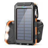 Cargador Solar, Banco De Energía Solar De 20000 Mah, Cargado
