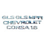 Kit Emblemas Corsa Chevrolet 1.6 Mpfi 6piezas 4puertas Chevrolet Corsa