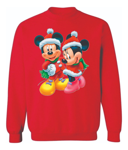 Buzos Navideños Navidad Mickey Mouse Minnie Mouse Pareja Sa4