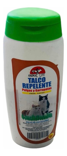 Talco Repelente Para Gatos Pulgas Y Garrapatas Polvo 100grm