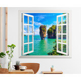 Vinil Adherible Simulación Ventana 120 X 110 Cm