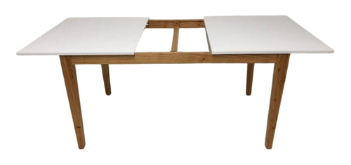 Mesa Comedor Extensible De Madera Paraiso 120 Cm A 160 Cm 