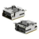 50x Conector Mini Usb Fêmea P/ Pci Micro Usb V3 5pinos