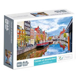 Rompecabezas Puzzle 1000 Piezas Canal Amsterdam Holanda