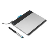 Tableta Wacom Intuos Pen Small Ctl-480 Black Y Silver Usada