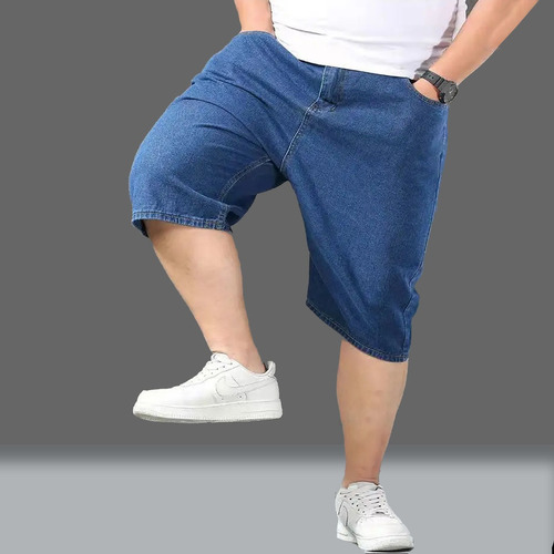 Bermuda Shorts Jeans Plus Size Lançamento Tamanho Grande