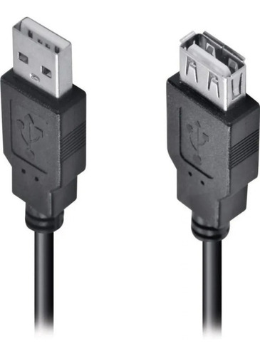 Cabo Extensor Usb 2.0 Macho X Fêmea 2 Metros