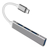 Hub Usb Tipo C Multi Splitter Adaptador Otg 4 Puertos 