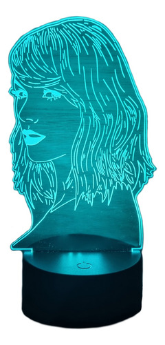 Lampara Led Taylor Swift Cantante Decoración Art Line