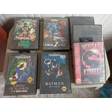 Lote Cajas Originales De Juegos Sega Genesis Batman,taz,etc.