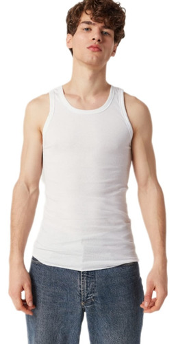 Camiseta Musculosa Hombre Tres Ases Art.72 100% Algodón