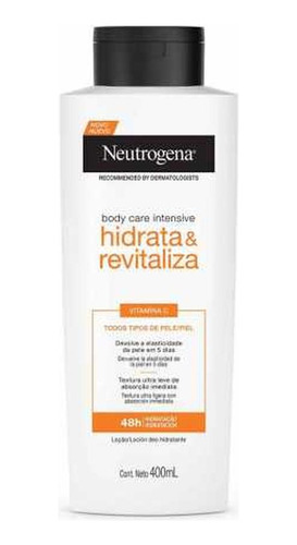 Neutrogena Body Care Intensive Hidrata & Revitaliza 400ml