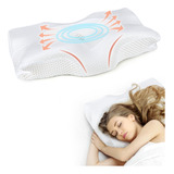 Almohada Cervical Ergonómica Memory Foam Ajustable Cuello