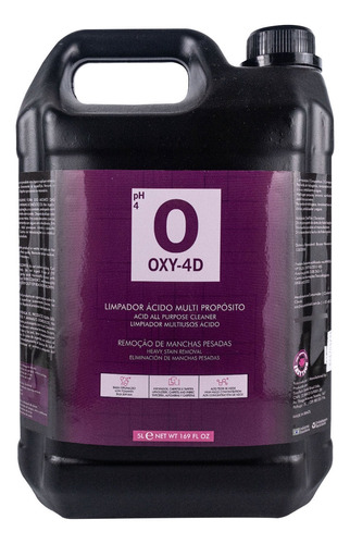 Oxy-4d Remove Mancha Concentrado 5lt Sos Pro X