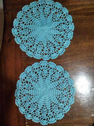 Paño Tejido A Crochet / Centro De Mesa Hecho A Crochet.