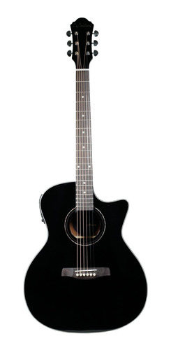 La Sevillana Ga-320ceq Blk Guitarra Electroacústica Pastilla