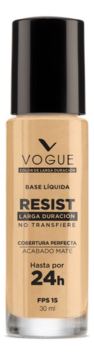 Base Liquida Resistente Vogue 24h - mL a $960