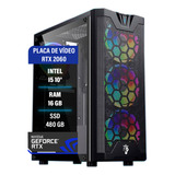 Pc Gamer Intel Core I5 10° Rtx 2060 16gb Ram Ddr4 Ssd 480gb