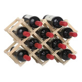 Estante Para Botellas De Vino 10 Compartimientos (plegable)