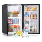 Refrigerador Plateado De 3.2 Pies Cúbicos Con Congelador Y L