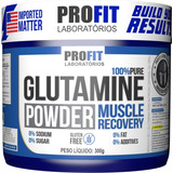 Glutamina 100% Pura Powder 300g - Profit Labs Sabor Sem Sabor