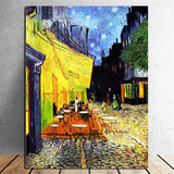 Pintura 5d Diy Diamante Decoración Van Gogh Terraza De Café