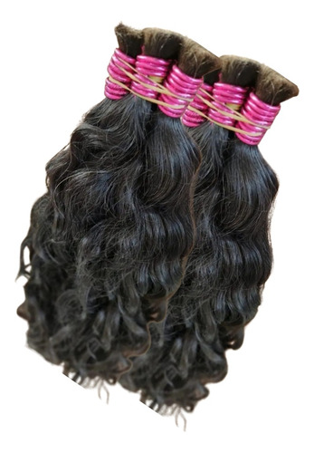 Indiano Liga Rosa Cabelo Humano Ondulado 50g 55/60 Cm