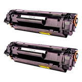 2x Compatível Hp Laserjet P1102w P1102 M1212 Toner 85a M1132