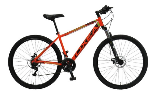 Mountain Bike Oxea Hunter R29 M 21v Frenos De Disco Mecánico Cambios Shimano Color Naranja/negro/amarillo  