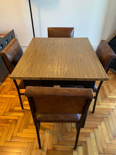 Juego De Comedor Diario 4 Sillas Y Mesa