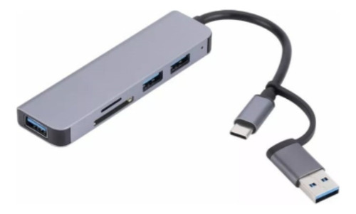 Hub Usb -c 3.0 Adaptador Multipuerto 6 En 1 Para Mac Macbook