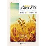 Biblia De Estudio De Las Americas Tapa Dura