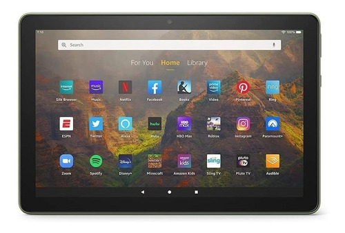 Tablet  Amazon Fire Hd 10 2021 Kftrwi 10.1  64gb Olive E 3gb De Memória Ram