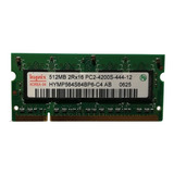 Memoria Sodimm Ddr2 512mb 4200s 533mhz P/ Notebook Netbook