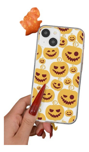 Funda Para iPhone, Diseño De Halloween Calabazas 