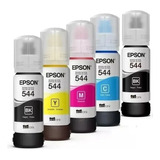 Tinta Epson 544 Kit X5 L3210 L3110 L3250 L3150 L5290 L5590