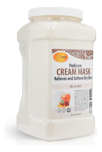 Spa Redi - Mascarilla De Crema Corporal Y Pies, Leche Y Miel