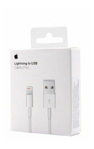 Cable Original De Apple Para iPhone Lightning 1 Metro (a1480