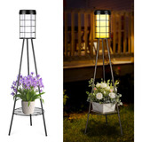 Luces Solares Para Exteriores Con Soportes Para Plantas, Imp