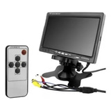 Tela Lcd 7 Polegadas Portátil Monitor Veicular Digital Tft