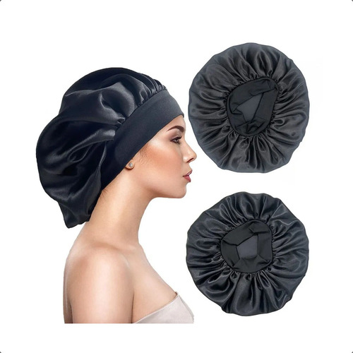 Gorro Satin Para Dormir Cabello Rizado Y Liso Evita Enredos