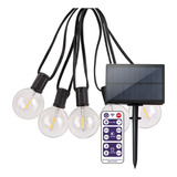 Cadena De Luces Solares G40 Con Control Remoto Outdoor Water