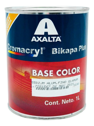 Axalta Tinta Aluminio Fino Glamour 5502jm 1 Litro 