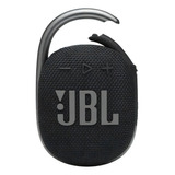 Parlante Jbl Clip 4 Portátil Con Bluetooth Waterproof Negra 