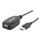 Cable Extensión Activa Usb 2.0 Manhattan 151573 10mts