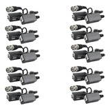 10 Pares Baluns Transceptores Hd Cctv Utp Video 4en1 Push