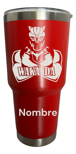 Termo 30 Oz Grabado Laser Wakanda 