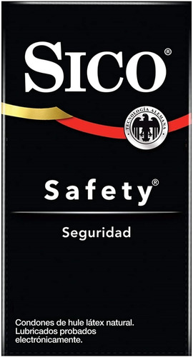 Condones De Latex Sico Safety 3 Condones Seguridad