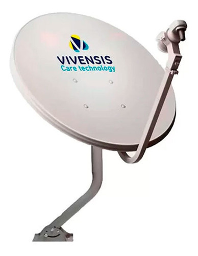Mini Antena Parabólica Ku Digital Vivensis 60cm